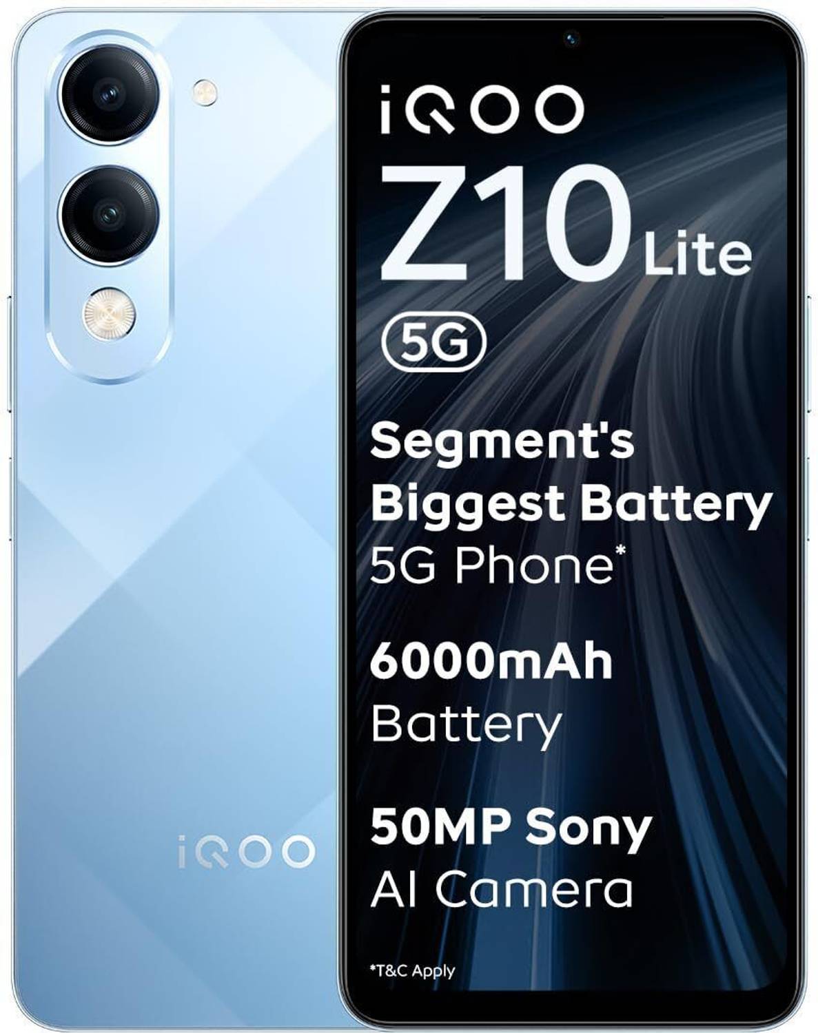 IQOO Z10 Lite 5G 128GB Titanium Blue - Image 1