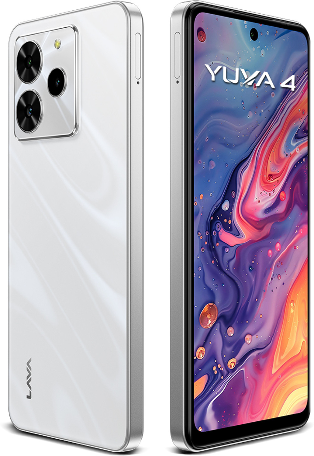 Image of LAVA Yuva 4 (Glossy White, 64 GB)