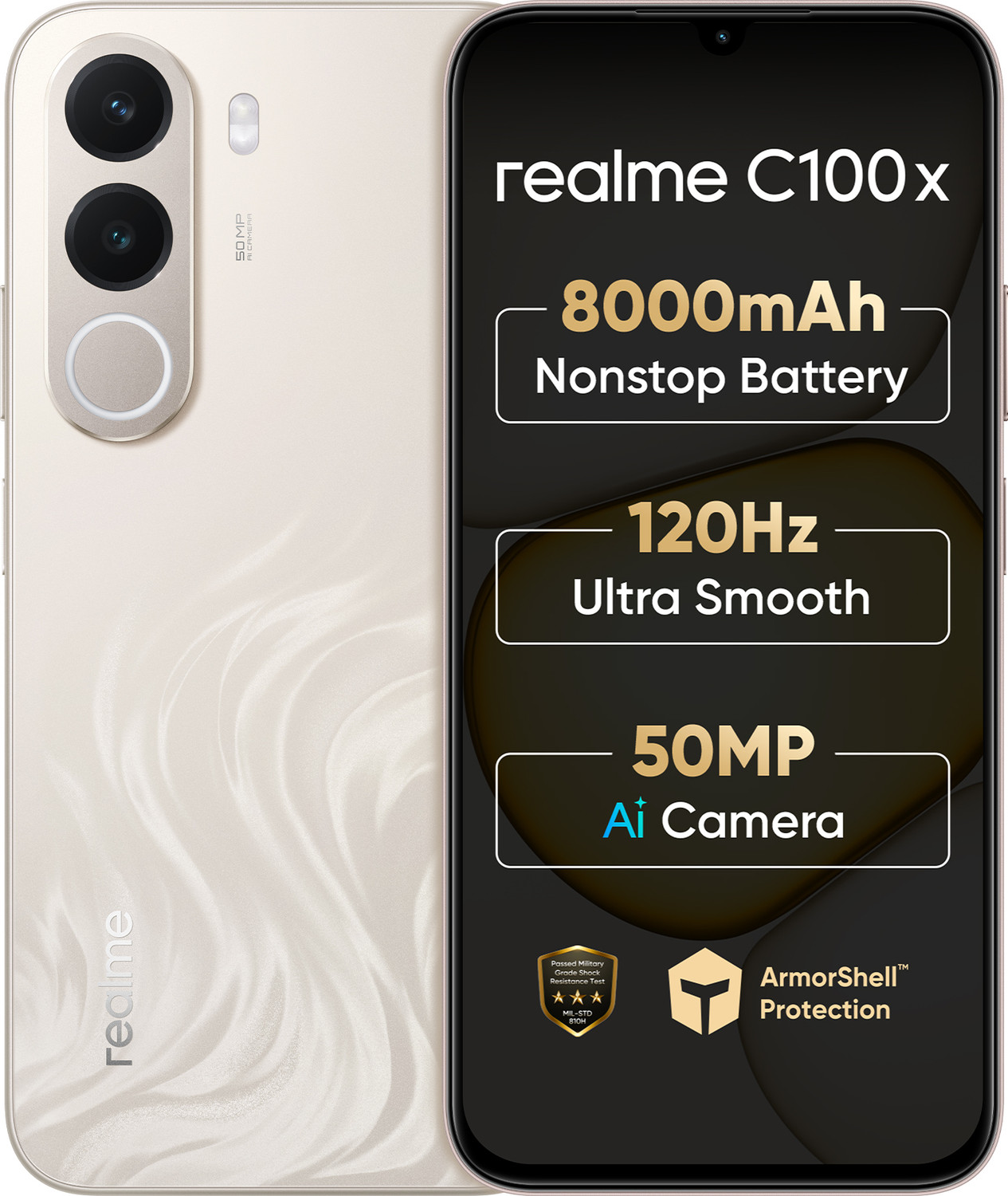 Image of realme C100x (Golden Coast, 64 GB)