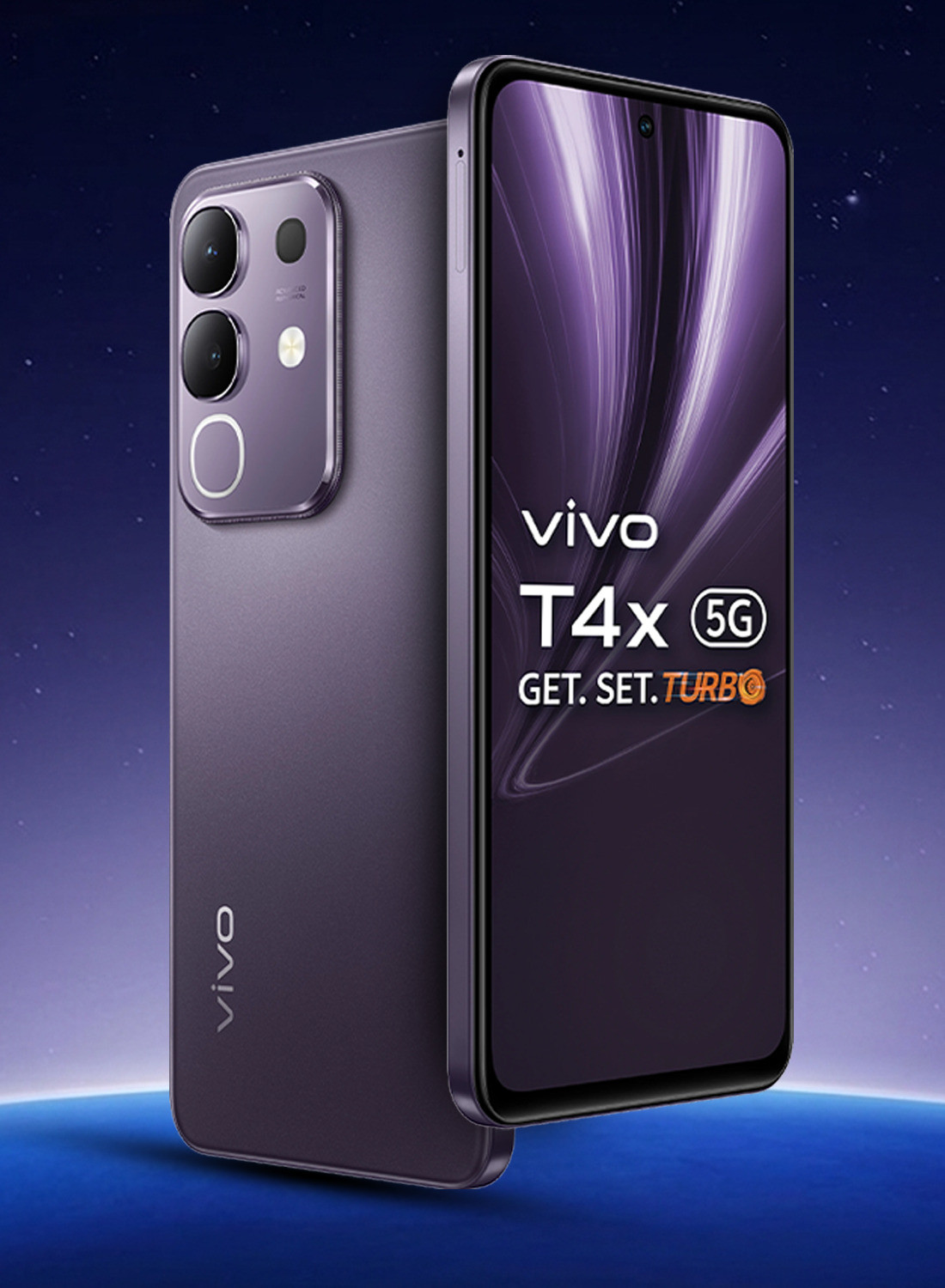 Image of vivo T4x 5G (Pronto Purple, 128 GB)