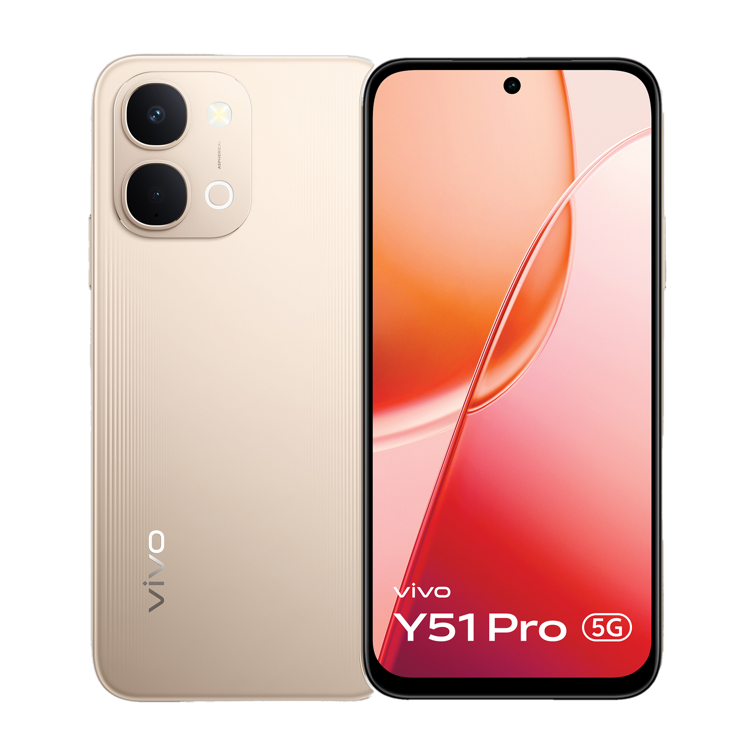 Image of vivo Y51 Pro 5G (Noble Gold, 256 GB)