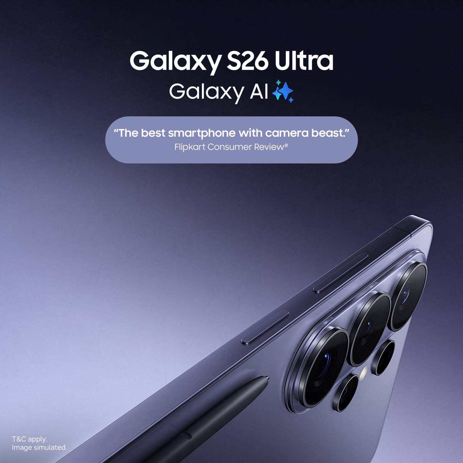 Samsung Galaxy S26 Ultra 5G 1TB Cobalt Violet - Image 3