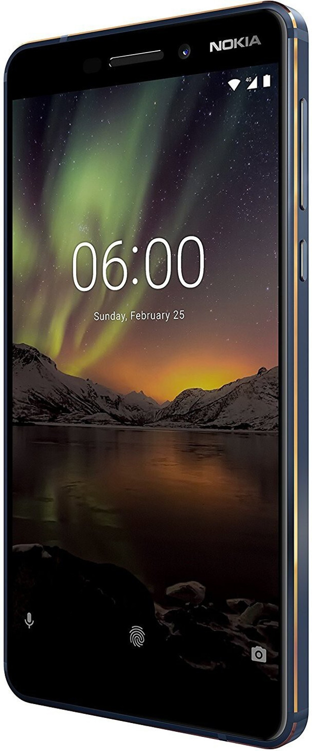 Image of Nokia 6.1 (Gold, Blue, 32 GB)