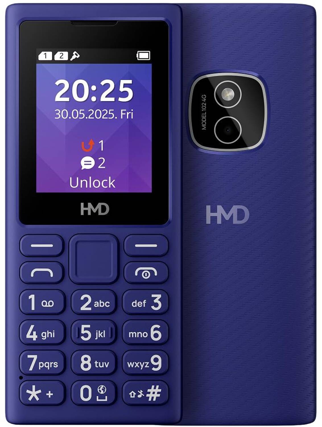 HMD 102 4G Feature Phone with Cloud Phone Apps, Type C Fast Charg