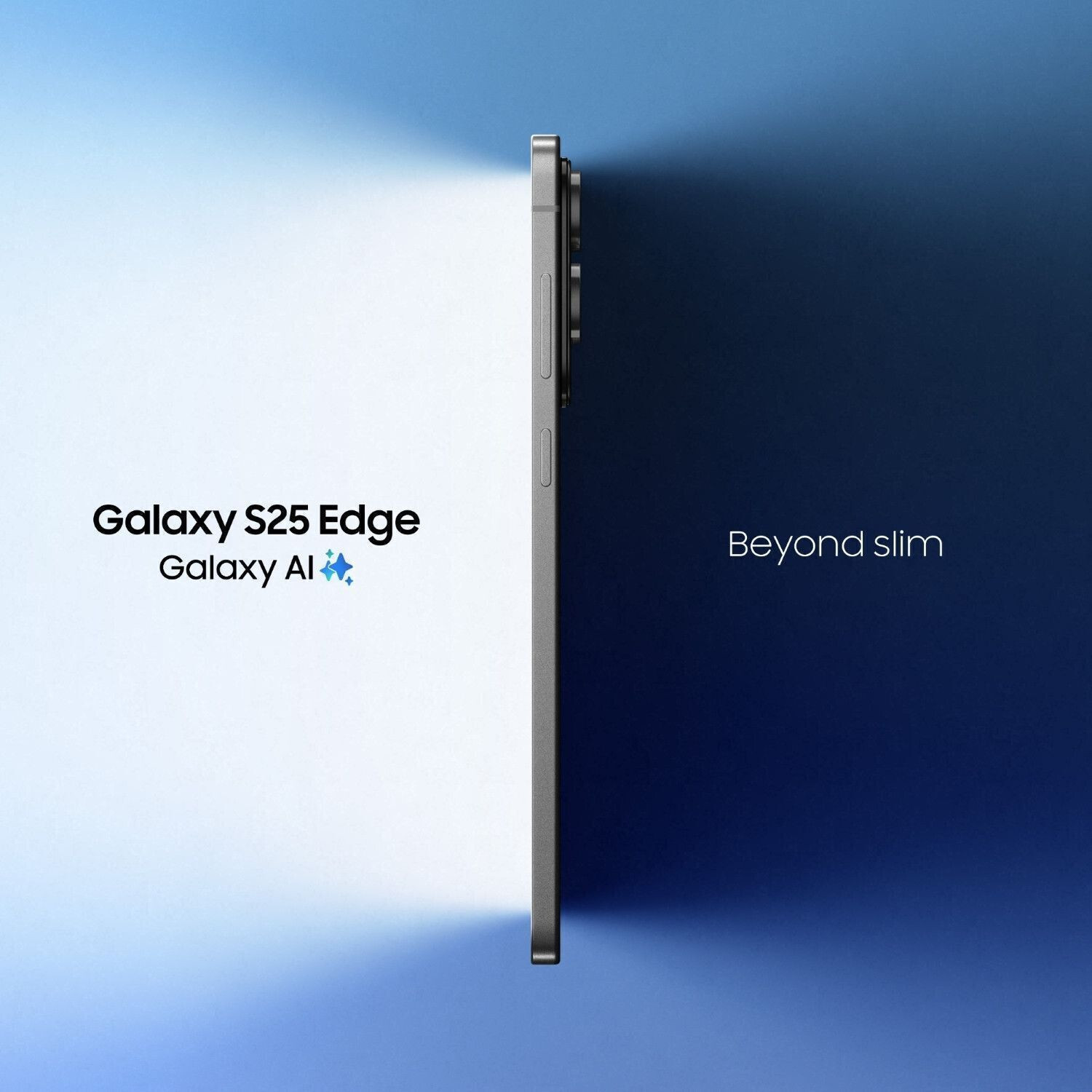 Image of Samsung Galaxy S25 Edge 5G (Titanium Jetblack, 512 GB)