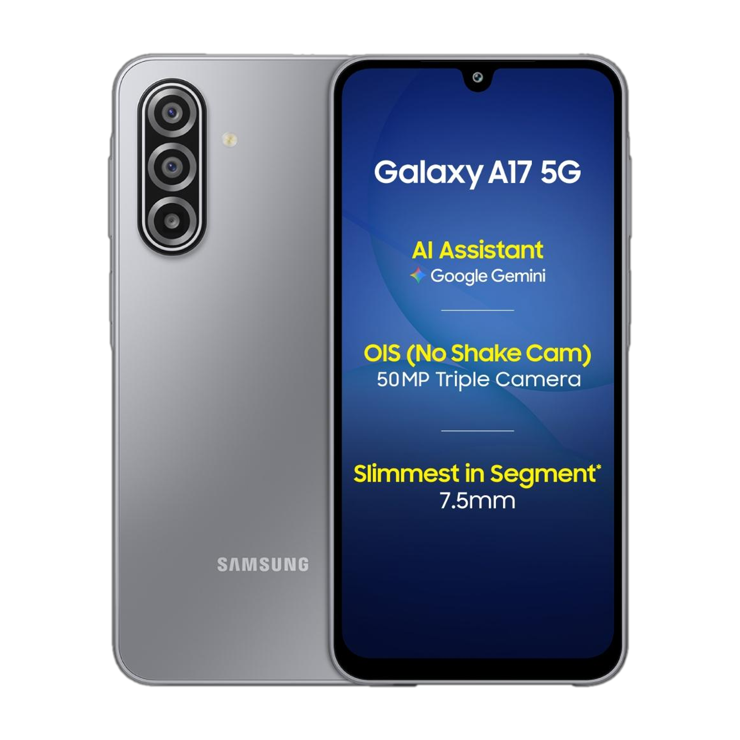 Samsung Galaxy A17 5G 128GB Gray - Image 1
