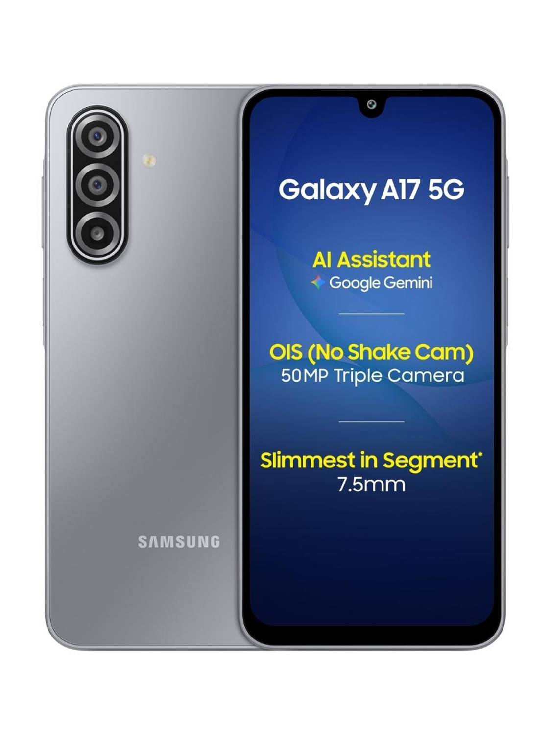 Samsung Galaxy A17 5G (Gray, 256 GB)