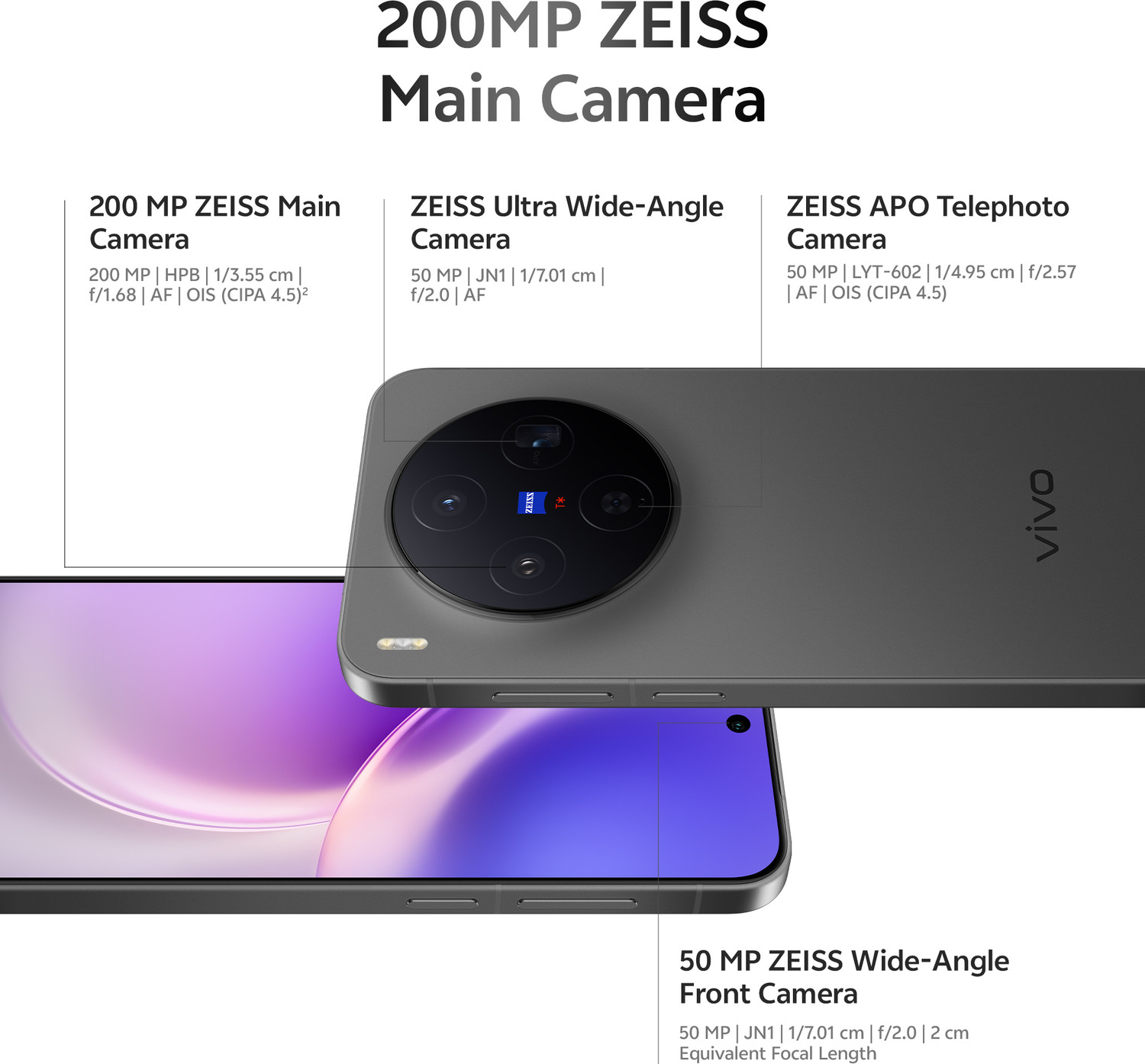 Image of vivo X300 (Elite Black, 256 GB)