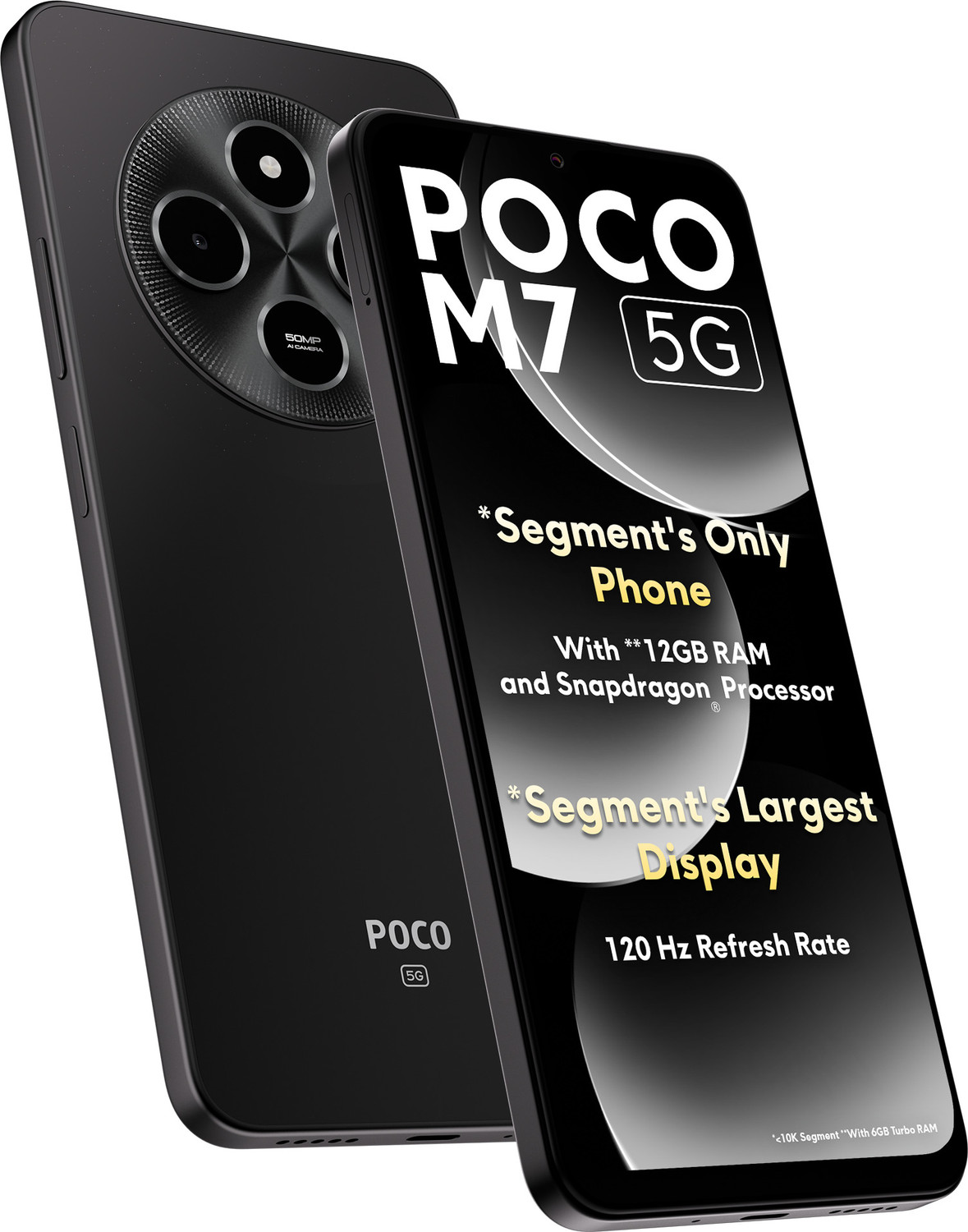 Image of POCO M7 5G (Satin Black, 128 GB)