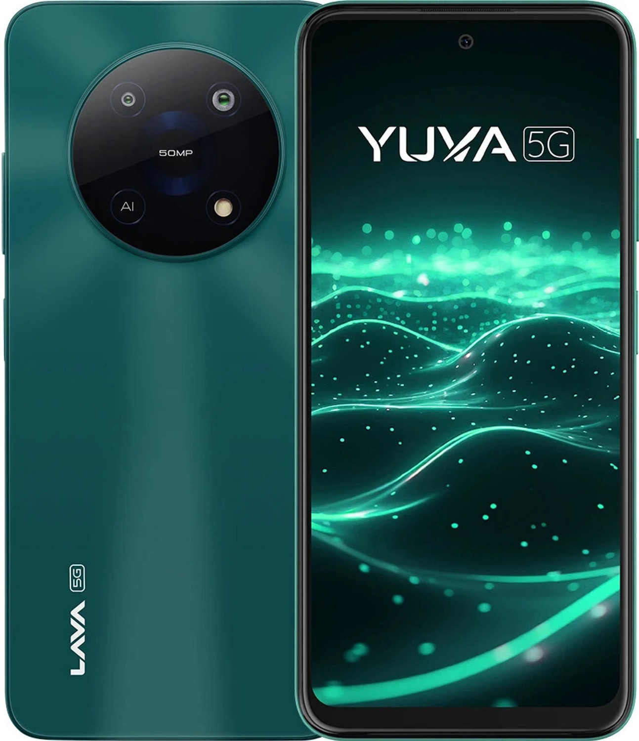 Image of LAVA Yuva 5G (Mystic Green, 64 GB)