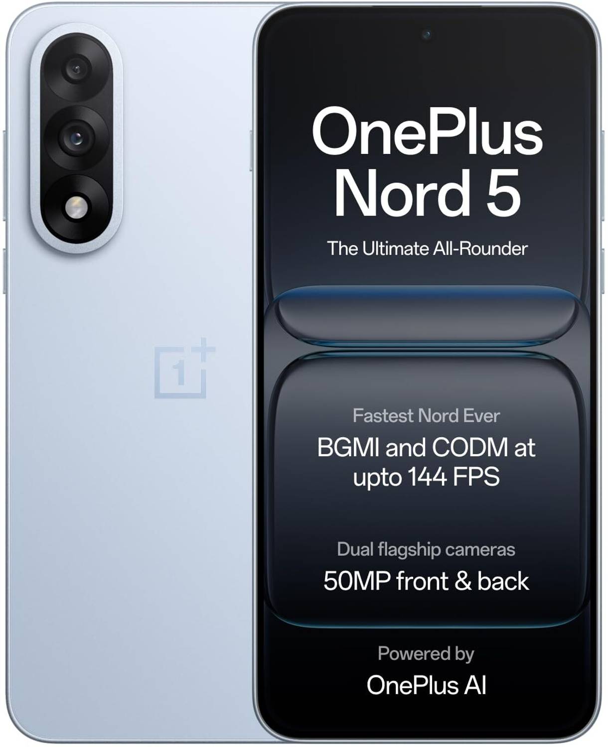 OnePlus Nord 5 5G (256GB, Dry Ice) - Image 1