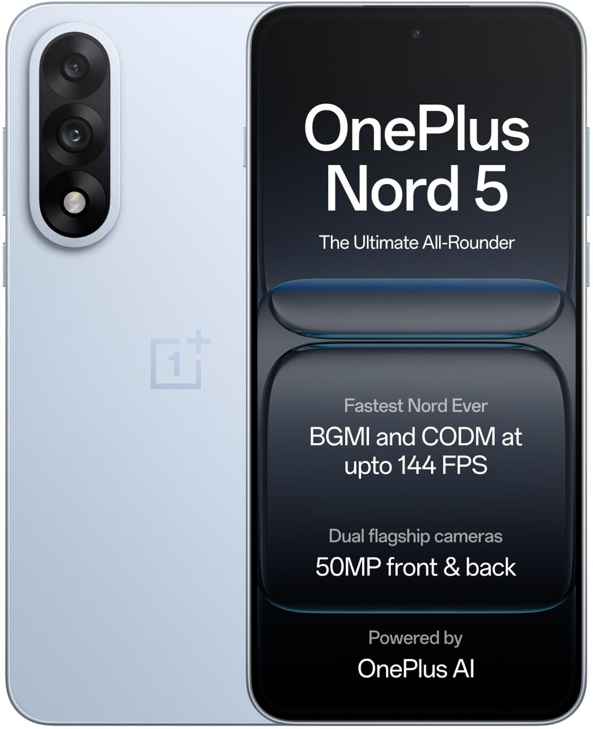 Image of OnePlus Nord 5 5G (Dry Ice, 256 GB)
