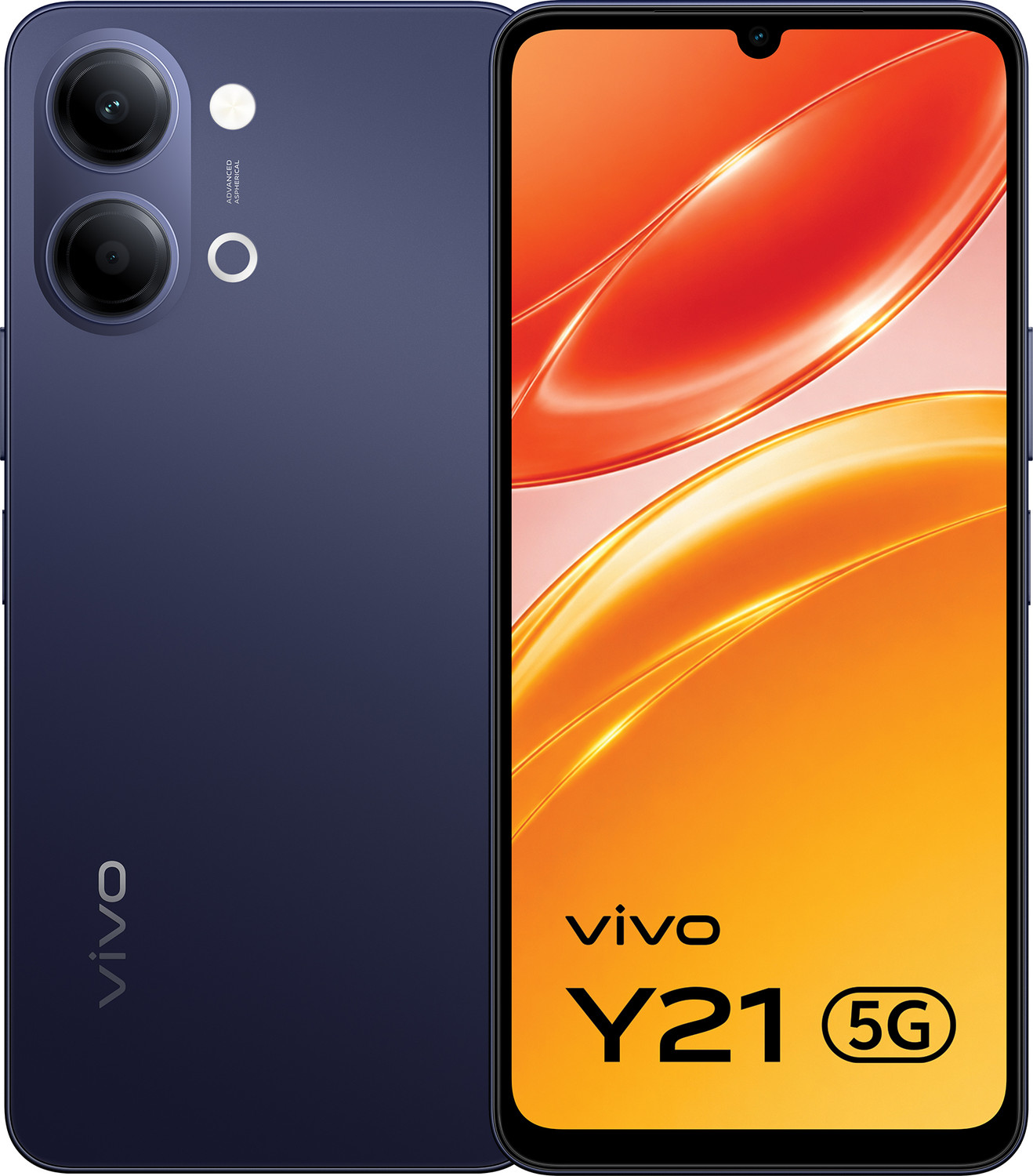 Image of vivo Y21 5G (Midnight Blue, 128 GB)