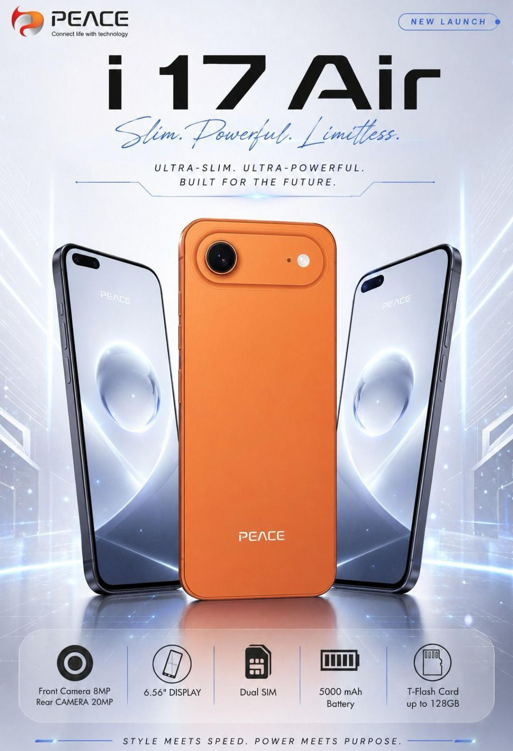 Image of Peace i 17 Air (Cosmic Orange, 128 GB)