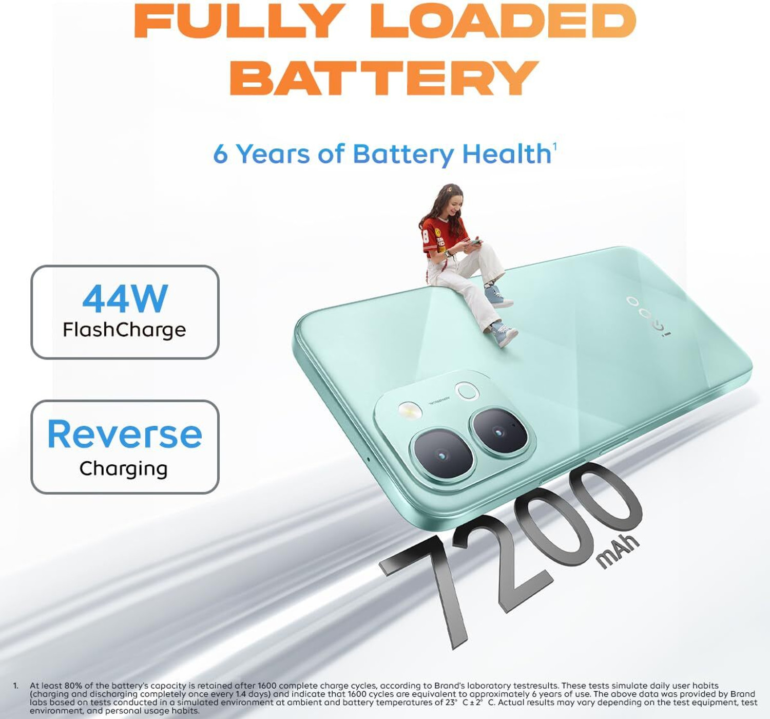 Image of IQOO Z11xa 5G (Prismatic Green, 128 GB)