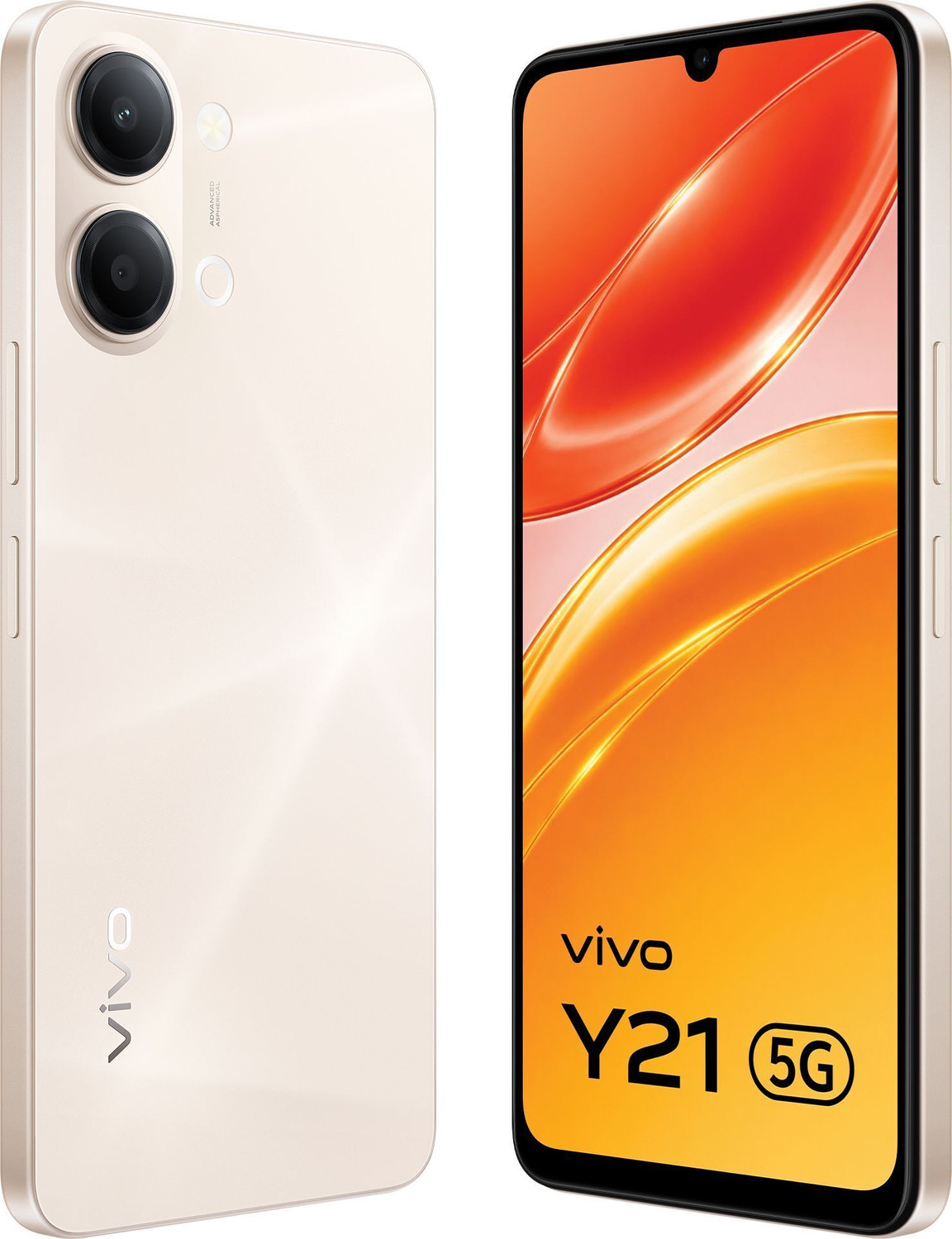 Image of vivo Y21 5G (Straw Gold, 64 GB)