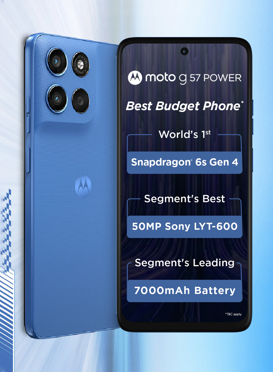 Image of MOTOROLA g57 power 5G (Pantone Regatta, 128 GB)
