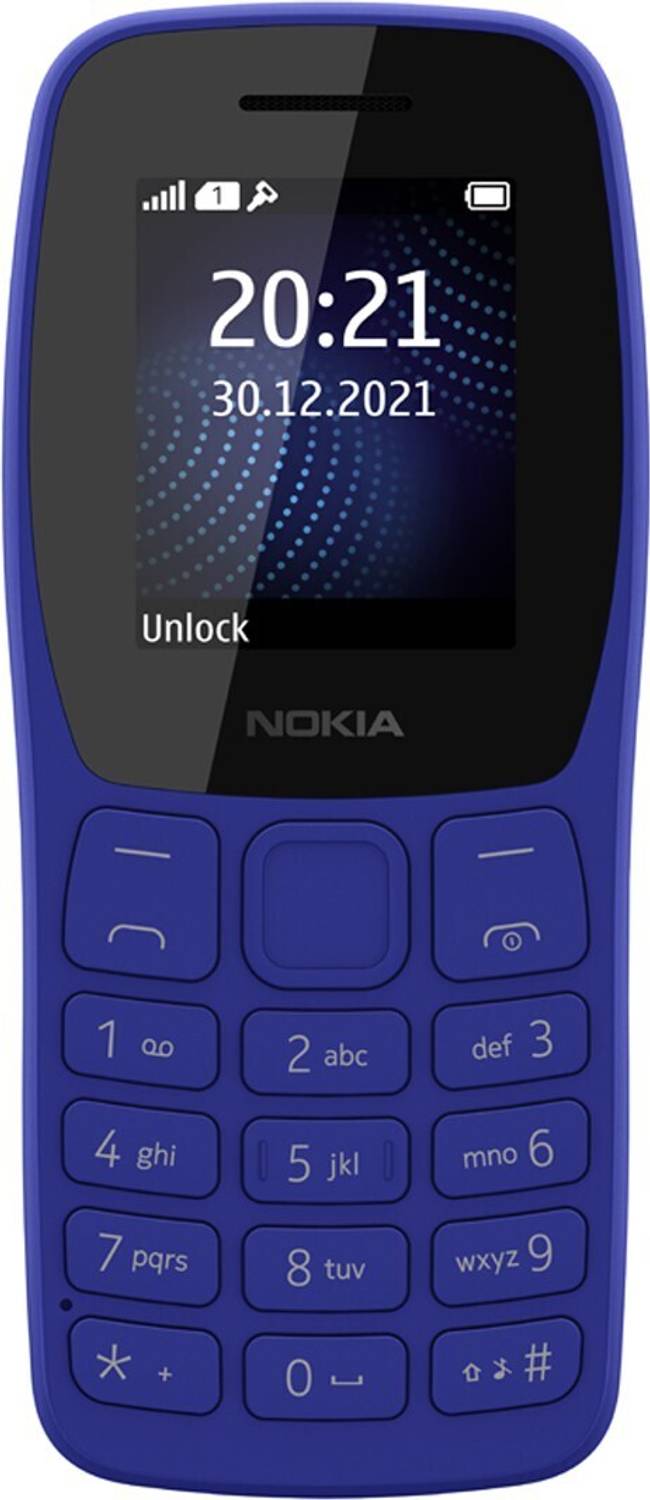 Nokia 105 Single SIM, Keypad Mobile Phone with Wirel