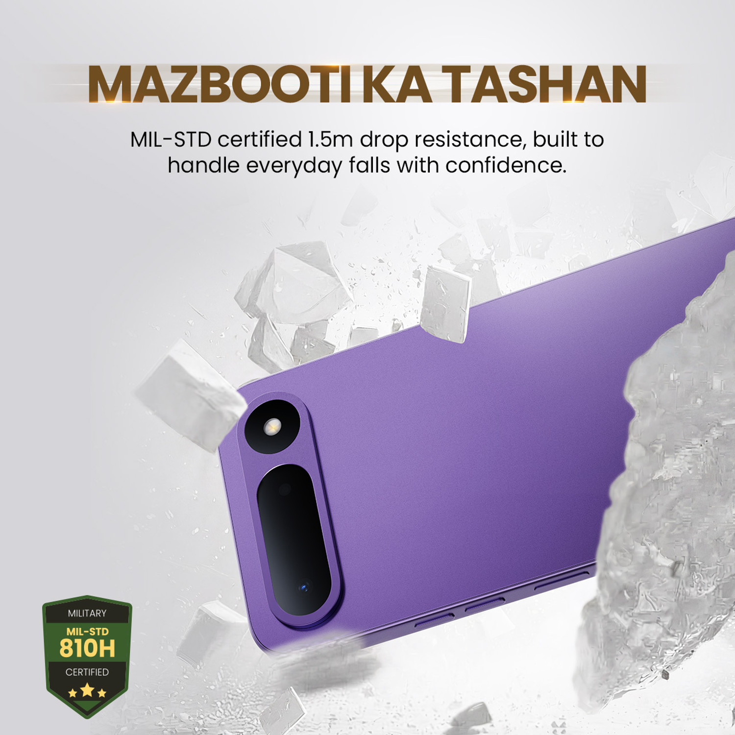 Image of Tecno Spark 50 5G (Fantasy Purple, 128 GB)
