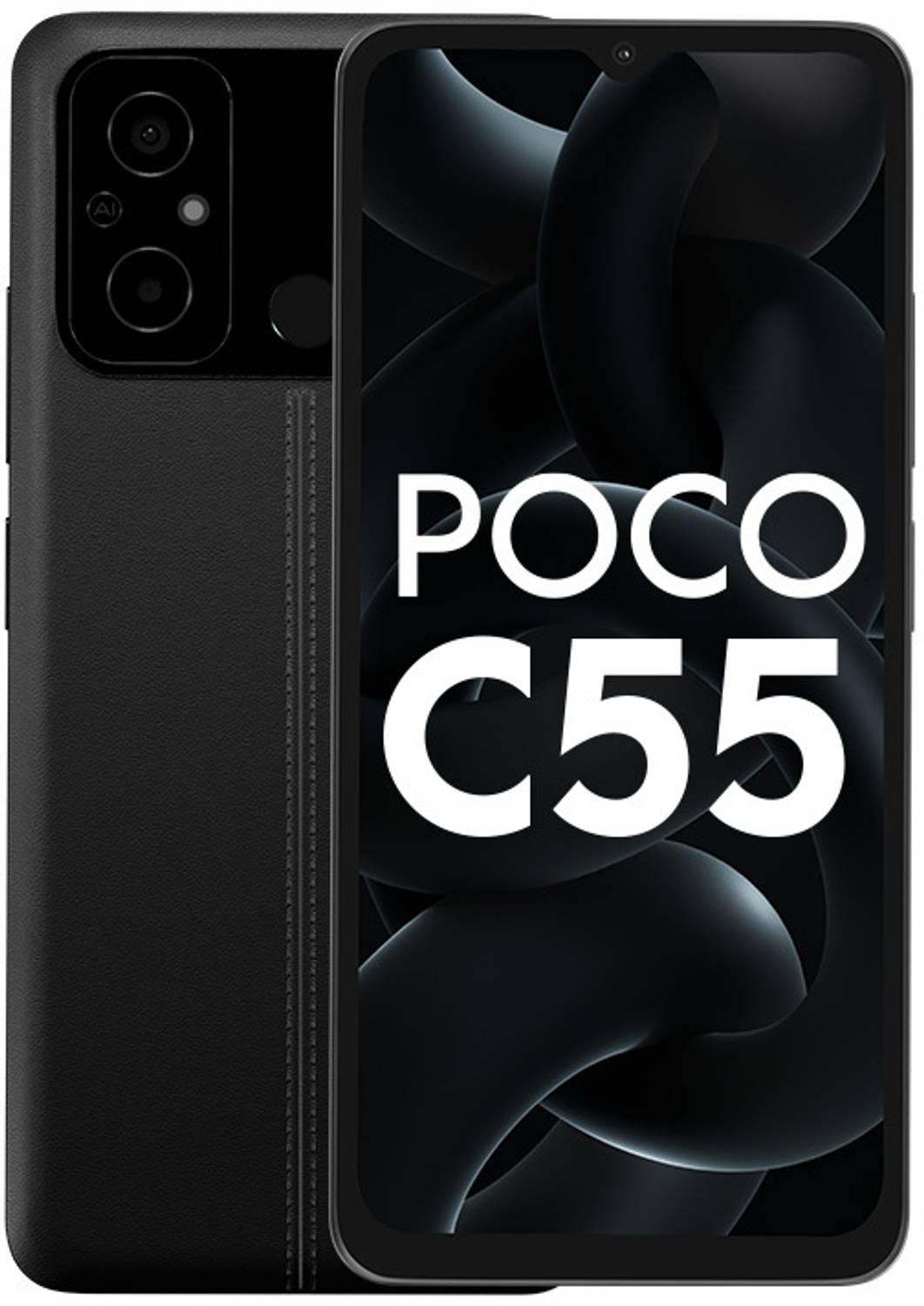 POCO C55 (Power Black, 64 GB) (4 GB RAM)