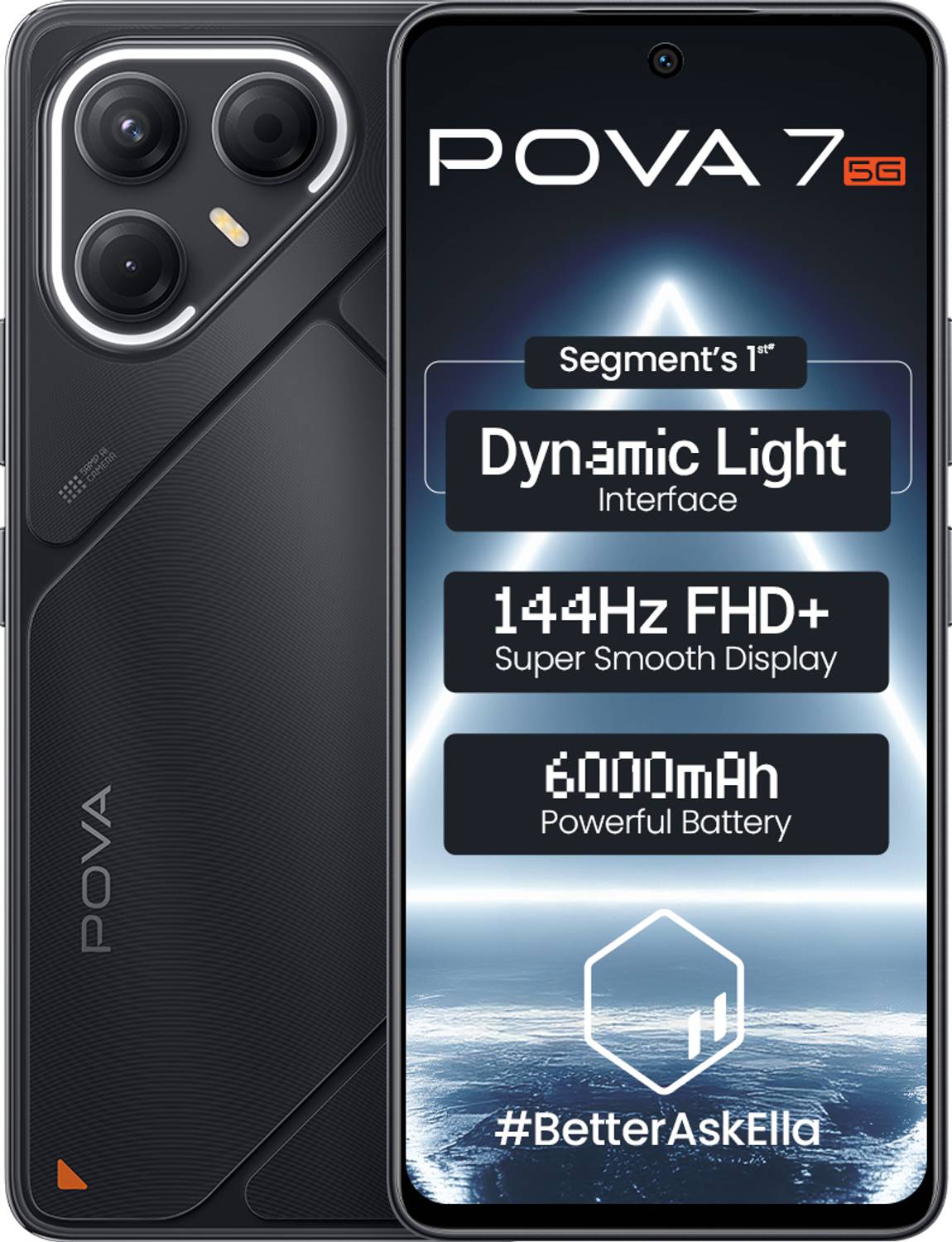 Tecno Pova 7 5G 128GB Geek Black - Image 1