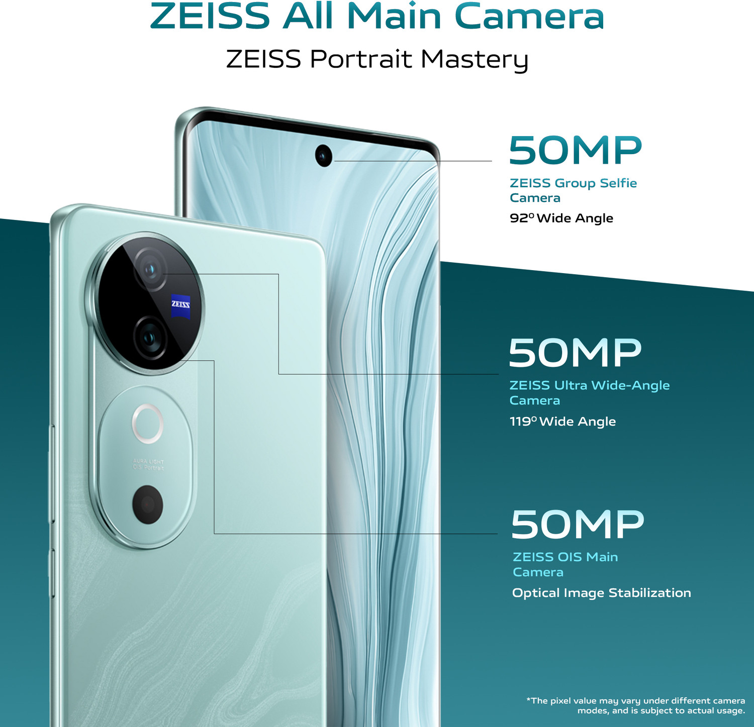 Image of vivo V40 5G (Ganges Blue, 128 GB)