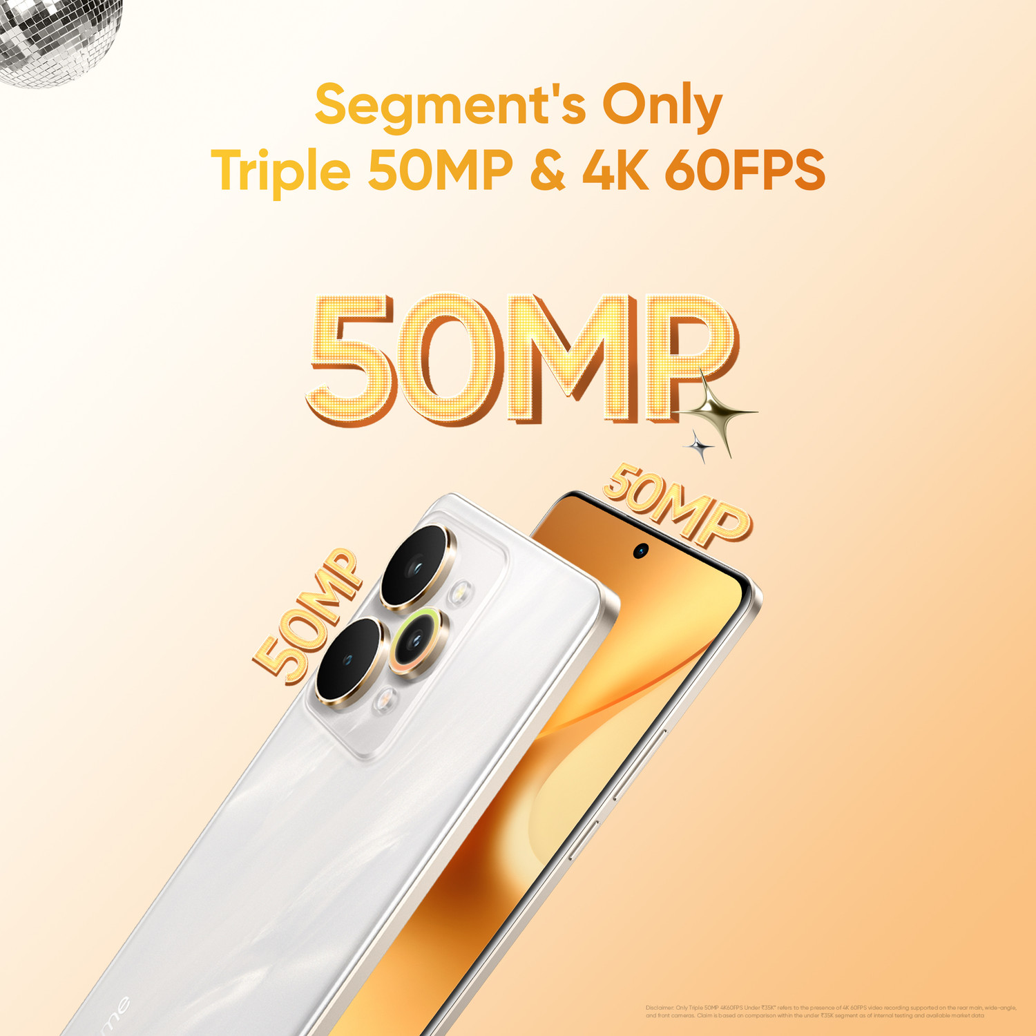 Image of realme 15 Pro 5G (Flowing Silver, 256 GB)