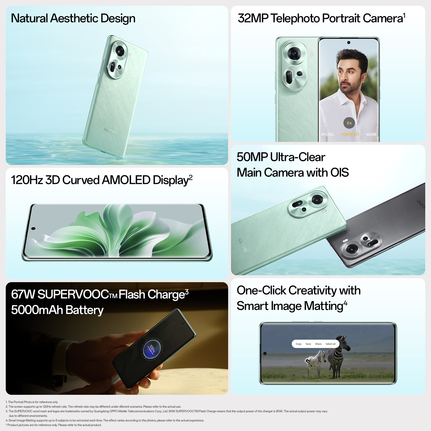 Image of OPPO Reno11 5G (Rock Grey, 128 GB)