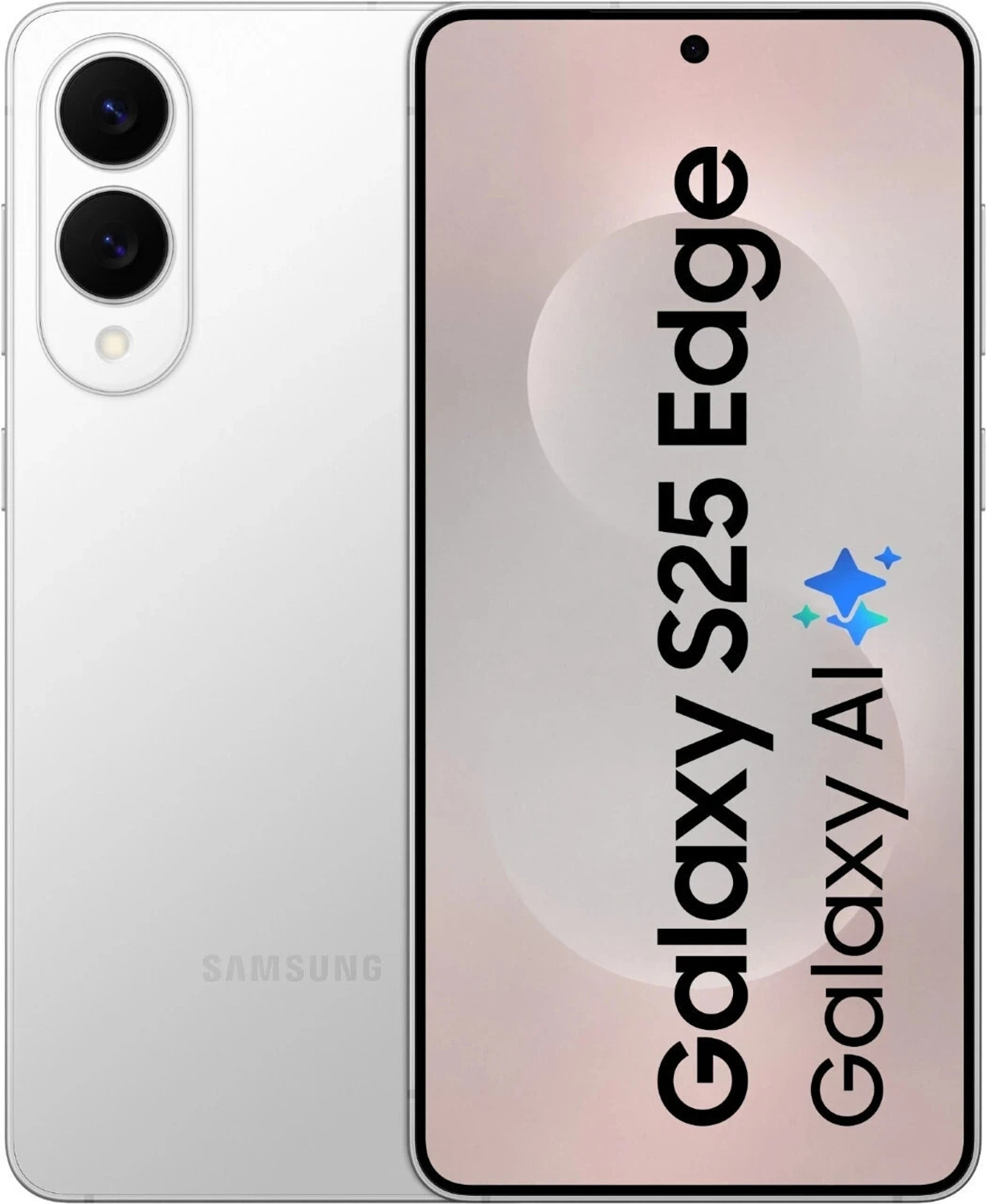 Image of Samsung Galaxy S25 Edge 5G (Titanium Silver, 256 GB)