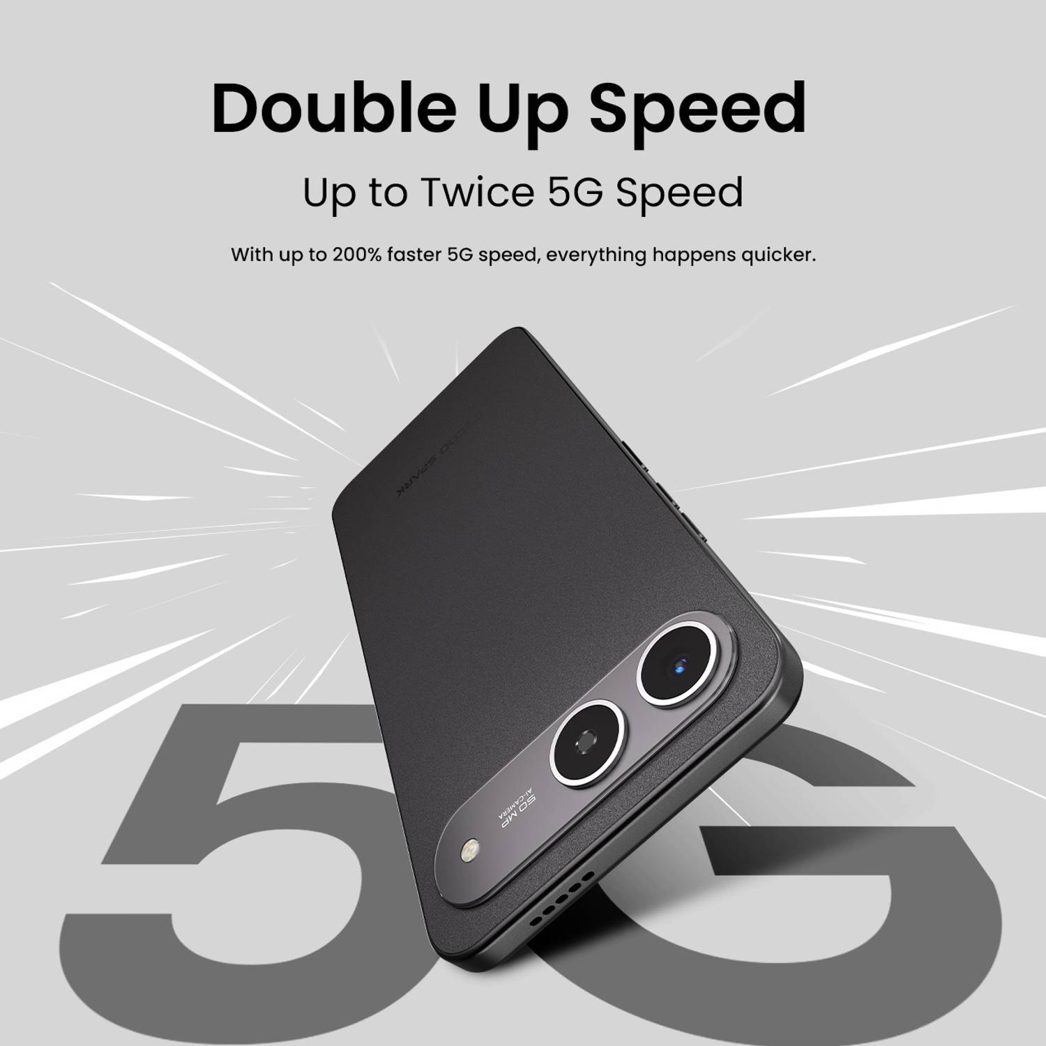 Tecno Spark Go 5G 128GB Ink Black - Image 4