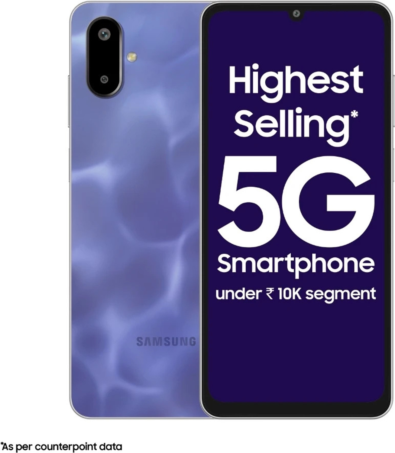 Image of Samsung Galaxy F06 5G (Lit Violet, 128 GB)
