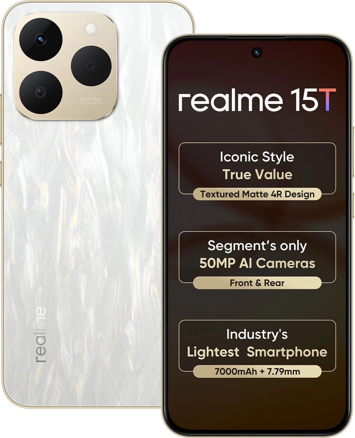 Image of realme 15T 5G (Flowing Silver, 256 GB)