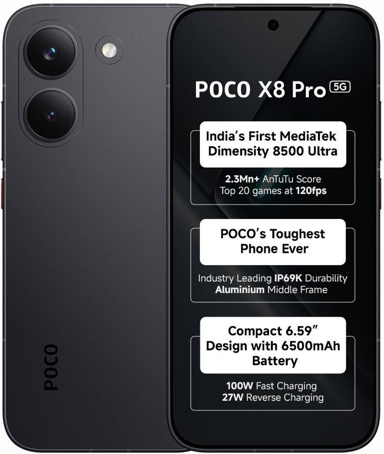 POCO X8 Pro 256GB Black