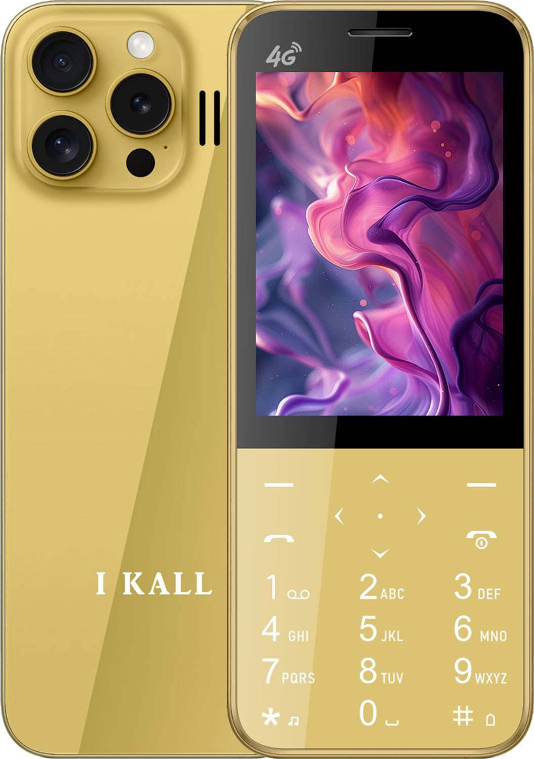 I Kall I1 Touch & Type Android Mobile Phone (Gold, 16 GB) (2 GB R