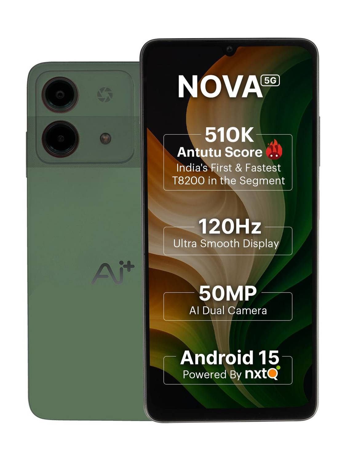 Ai+ Nova 5G (Green, 128 GB)