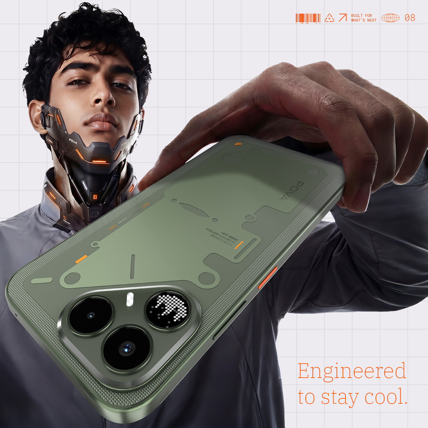 Image of Tecno Pova 8 5G (Terminal Green, 128 GB)