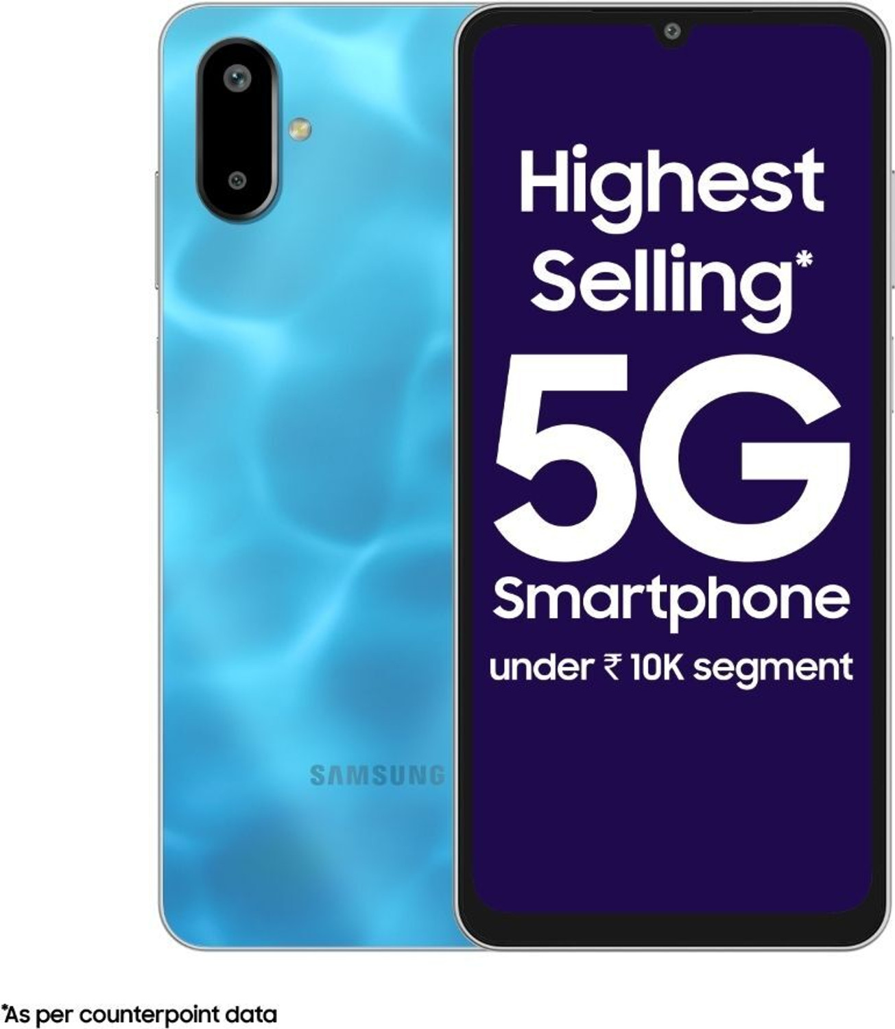 Image of Samsung Galaxy F06 5G (Bahama Blue, 128 GB)