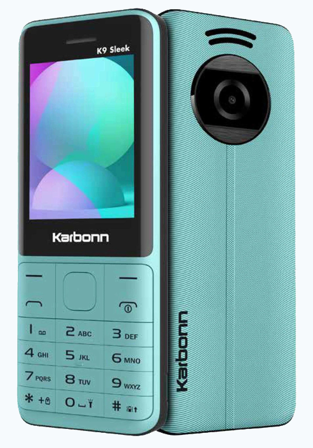Image of KARBONN K9 Sleek,Dual SIM,Keypad Mobile,2.4 inchCorved Glass,1750mAh Battery,Expandable,32GB
