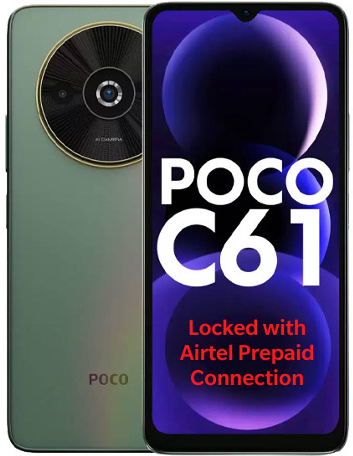 POCO C61 - Locked with Airtel Prepaid (Mystical Green, 64 GB) (4