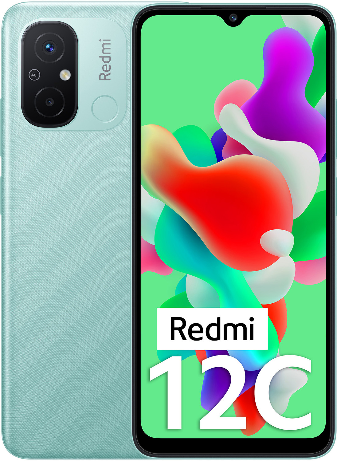 Image of REDMI 12C (Mint Green, 128 GB)