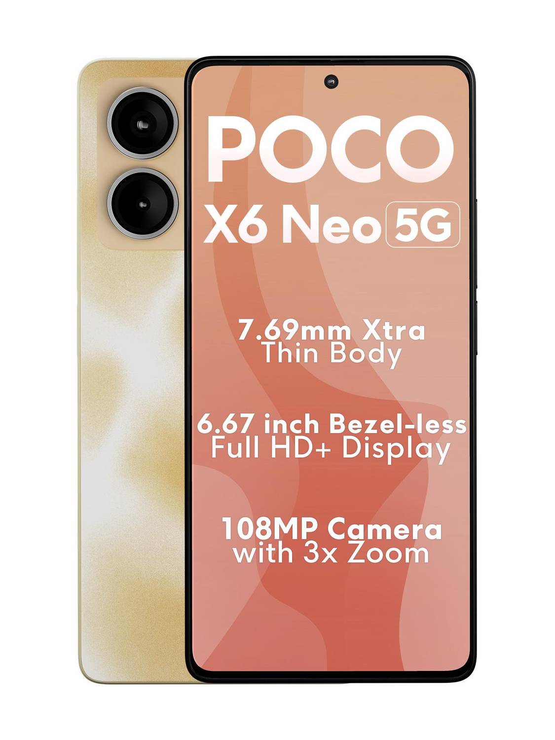 POCO X6 Neo 5G 128GB Martian Orange - Image 1
