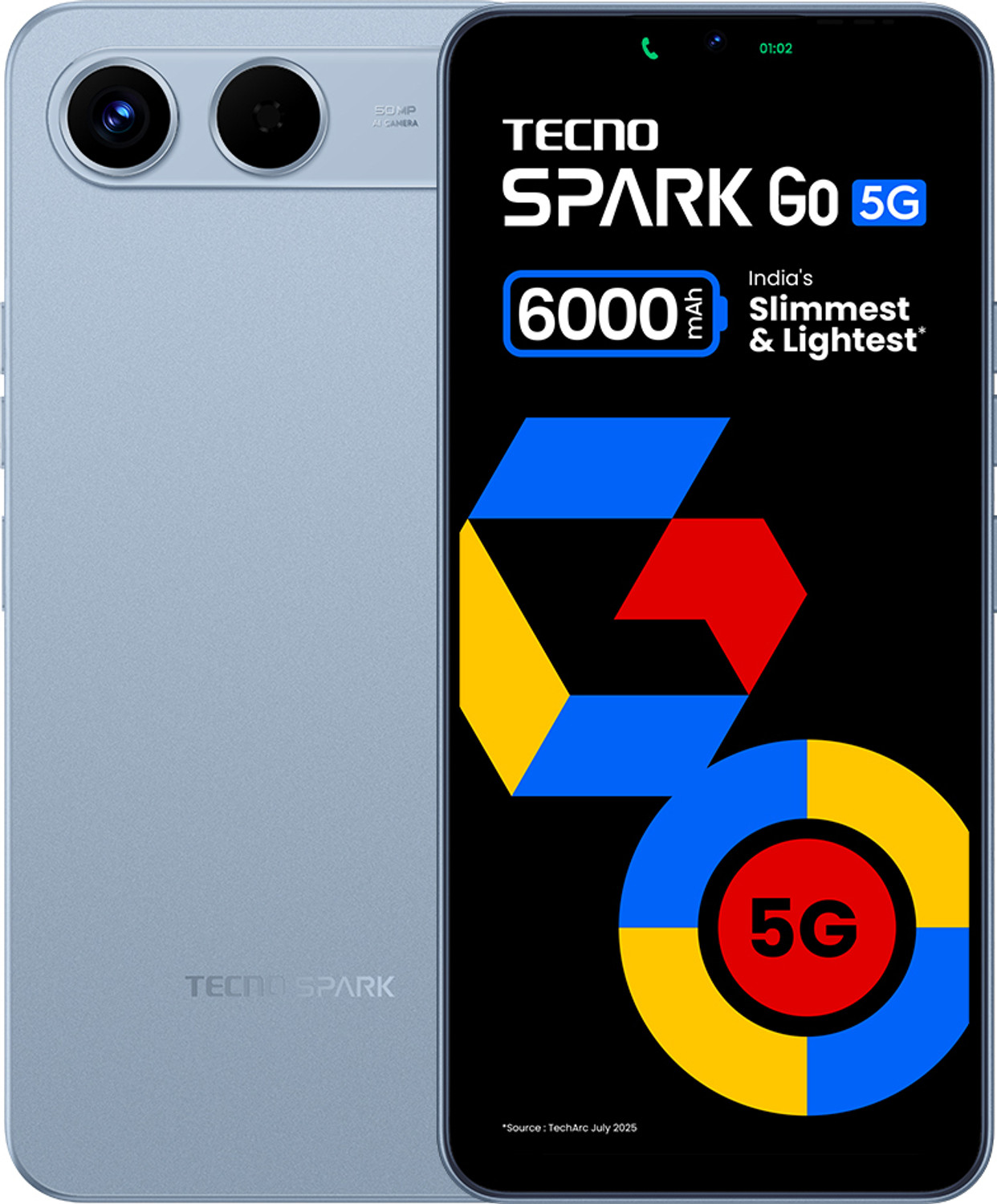 Image of Tecno Spark Go 5G (Sky Blue, 128 GB)
