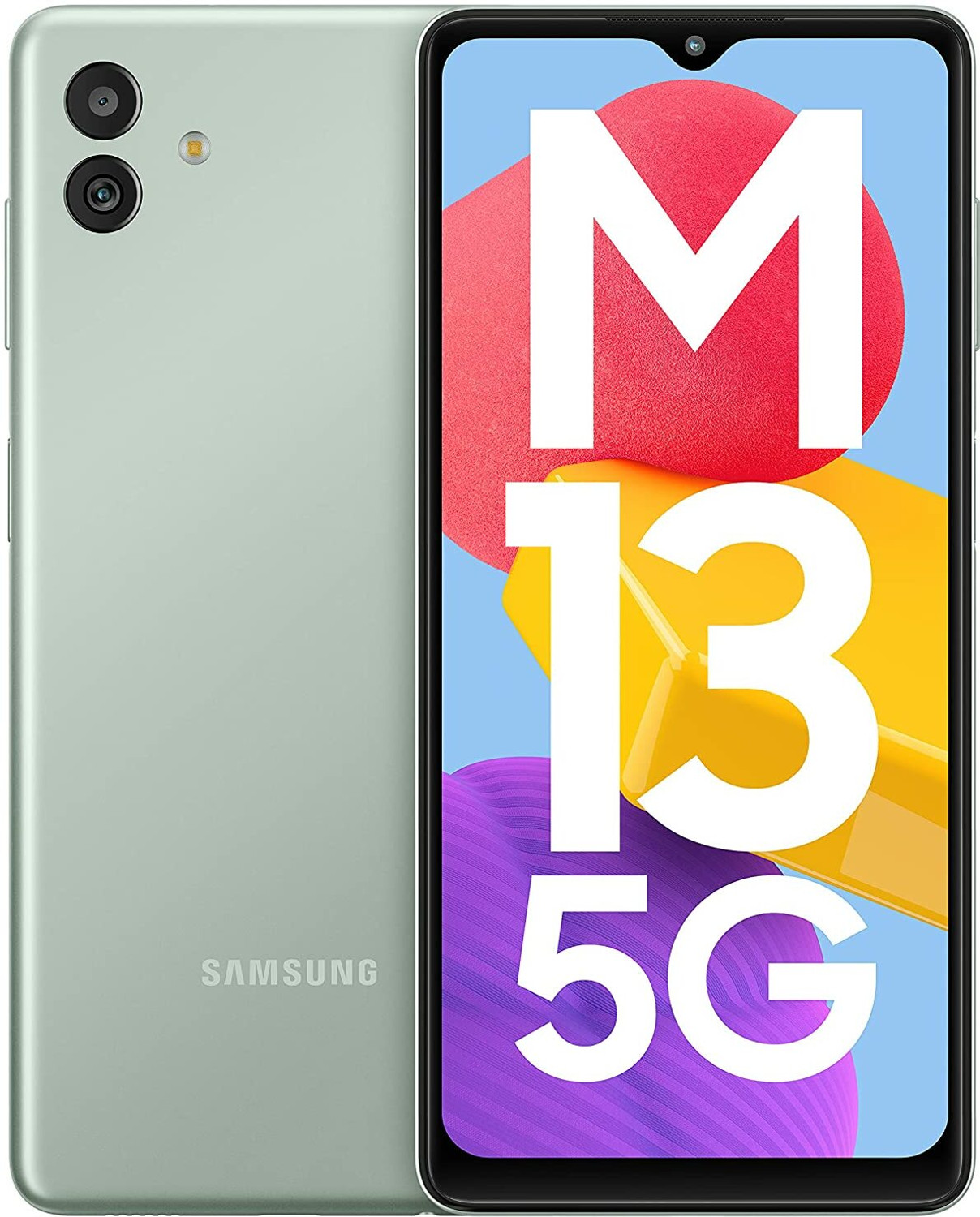 Image of Samsung GALAXY M13 5G (Aqua Green, 64 GB)