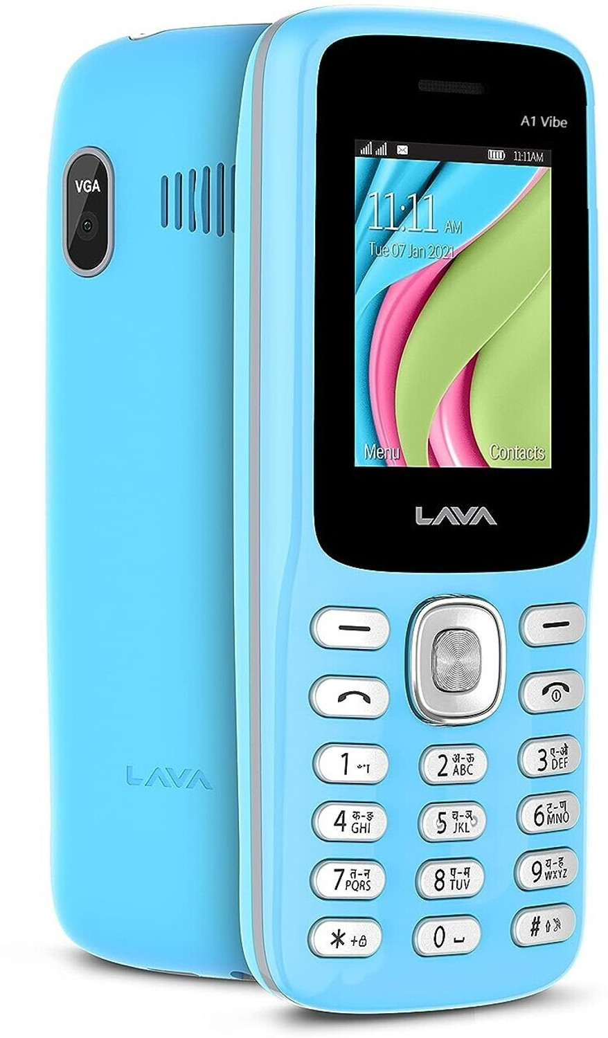 Image of LAVA A1 Vibe DS Keypad Phone|1000 mAh Battery|0.3MP Rear Camera|Expandable Upto 32 GB