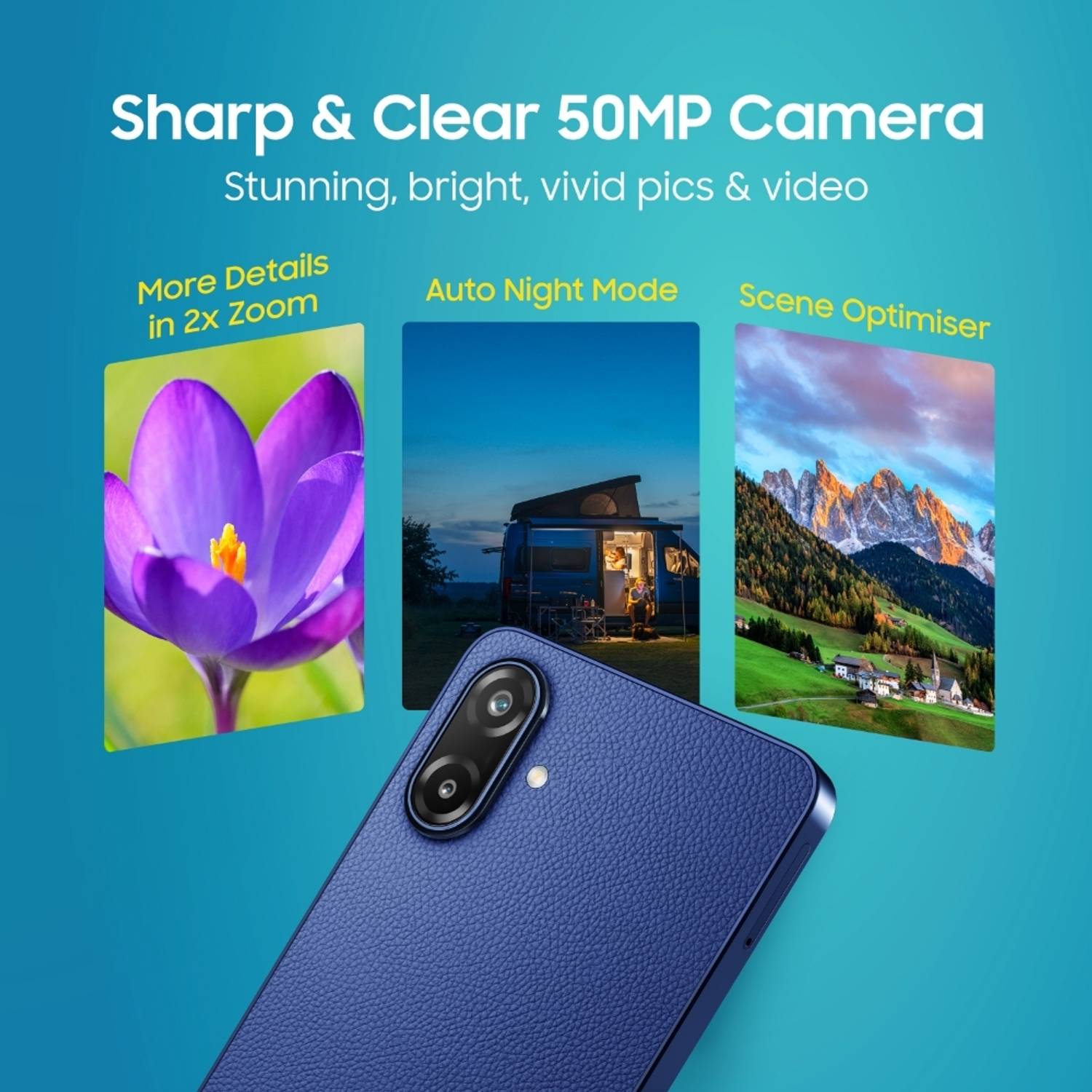 Samsung Galaxy F70e 5G 128GB Blue - Image 4