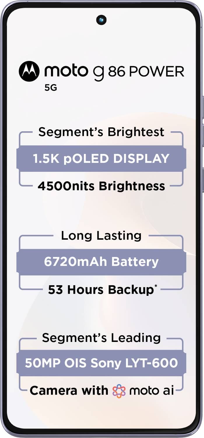 Motorola G86 Power 5G (Pantone Cosmic Sky, 128 GB) - Image 2