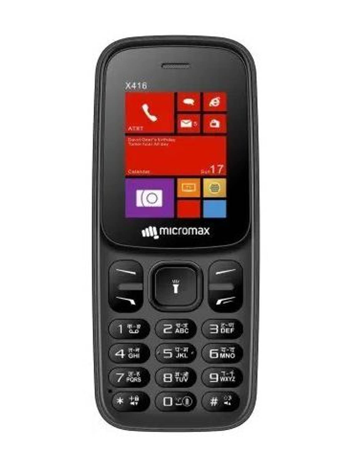 Micromax x416(black +blue)