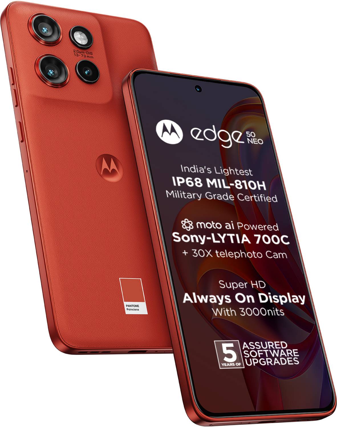 Motorola Edge 50 Neo (PANTONE Poinciana, 256 GB)