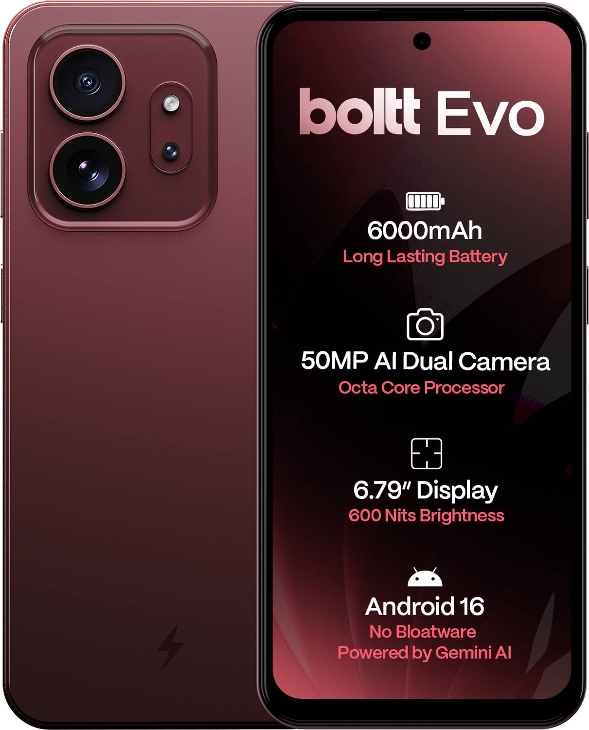 BOLTT EVO 64GB Berry Red - Image 1