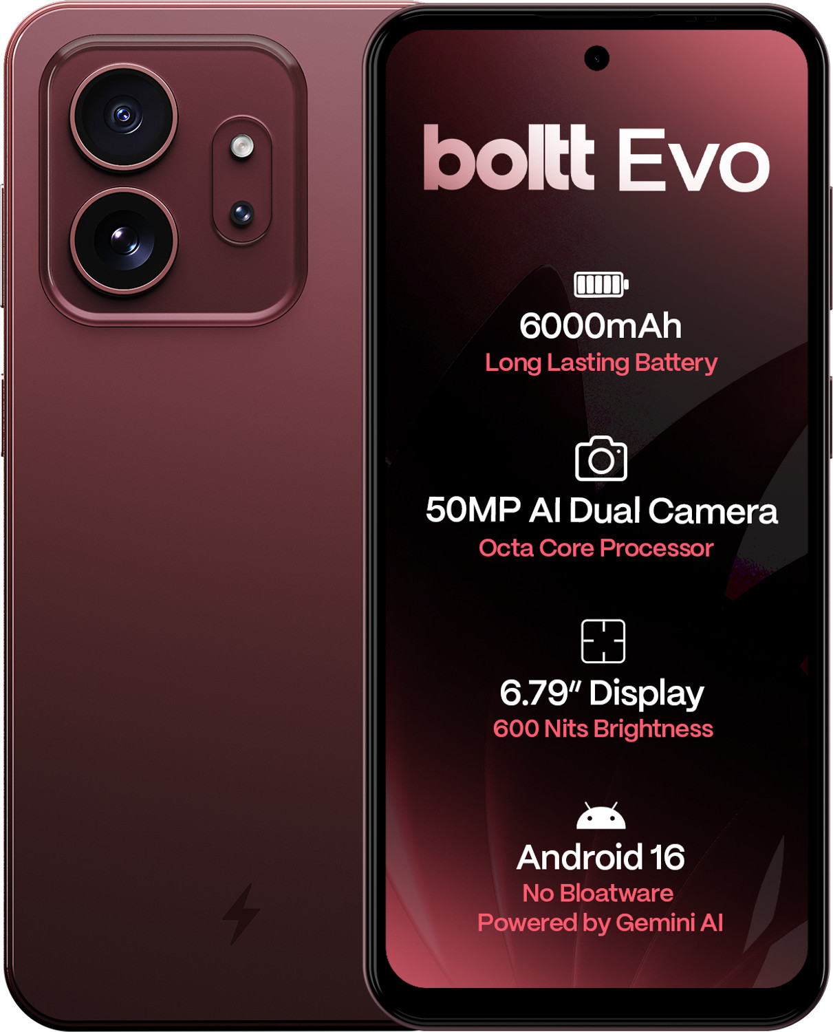 Image of BOLTT EVO (Berry Red, 64 GB)